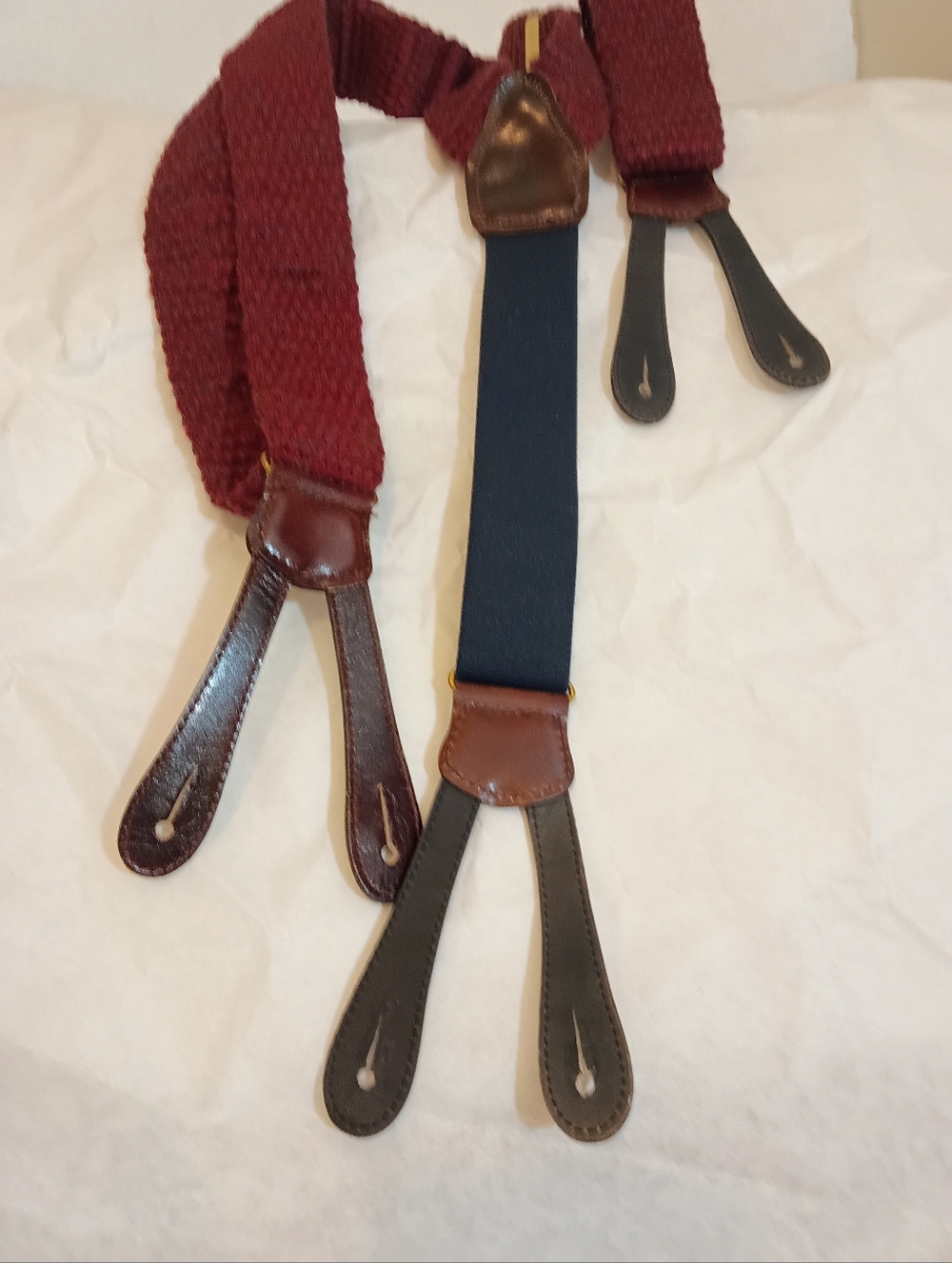 Brooks & Brothers Wool Mens  Suspenders Vintage